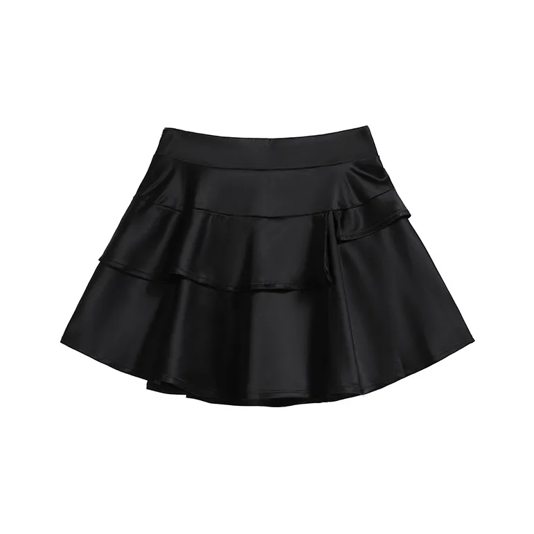 MISTVB Повседневные короткие юбки женские черные