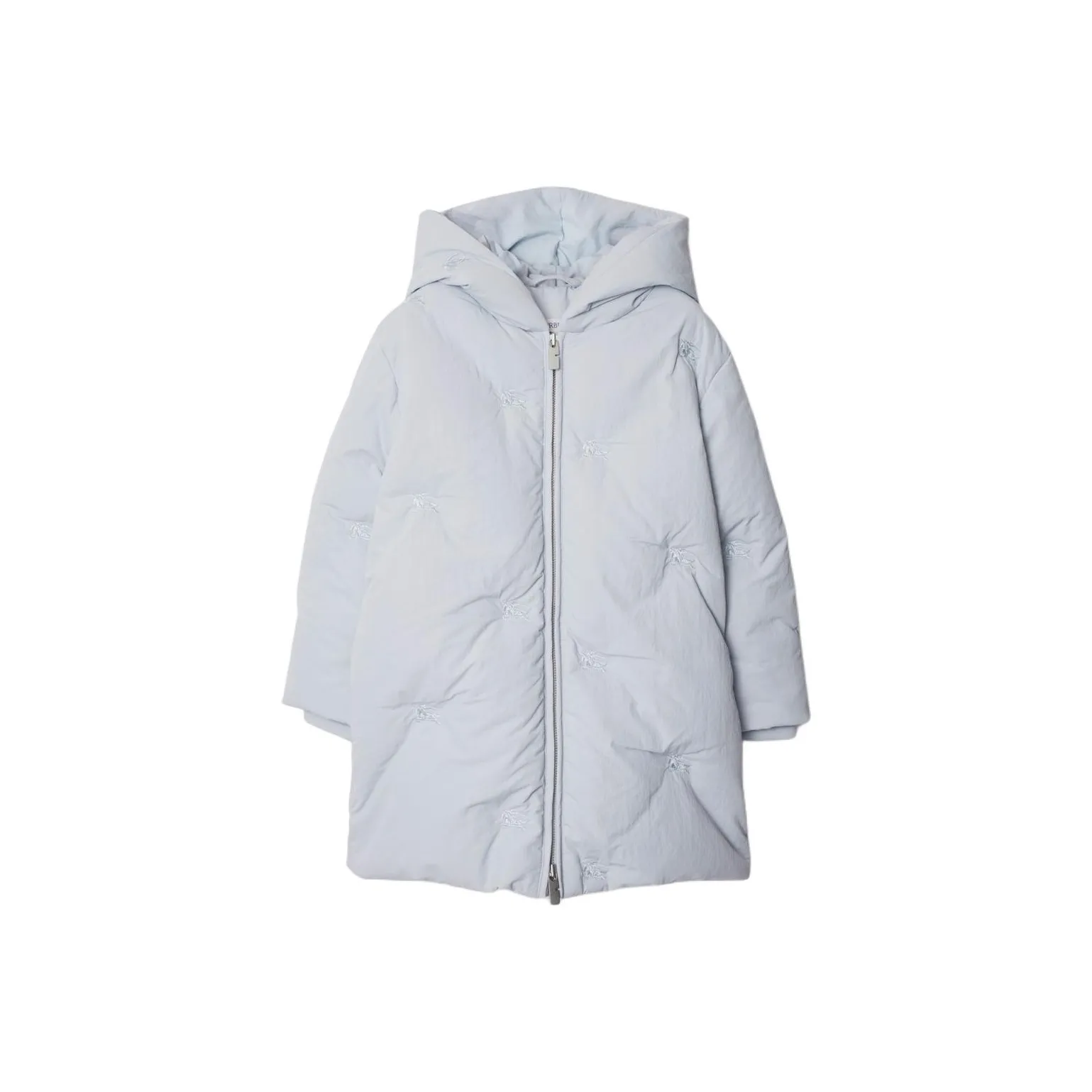 Burberry Пуховик FW24 Сланцевый Синий Детский