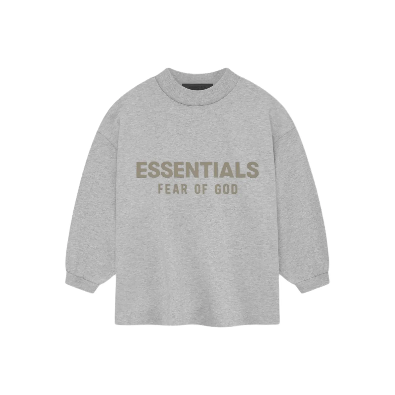 Fear Of God Essentials T-Shirt Светлый Меланжевый GREY Детский