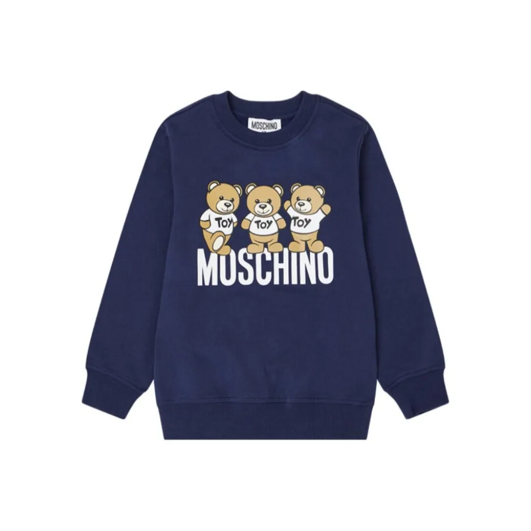 MOSCHINO x Тедди Толстовка FW23 Дети 3-7 лет