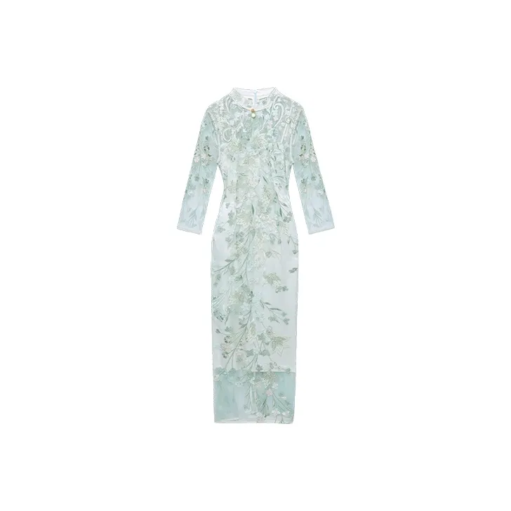 JINYE ORIENTAL Cheongsams Women's Light Green
