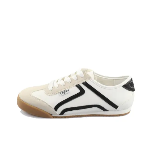 Buffalo Кроссовки для скейтбординга Low Top Белый/Кремовый/Черный Унисекс