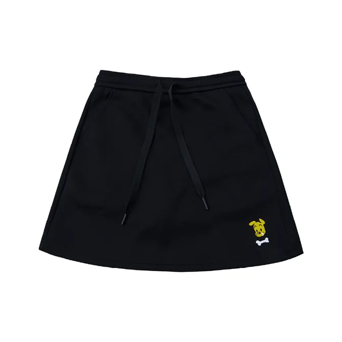 Checkitout Casual Short Skirts Women's Sleepy Machine Black