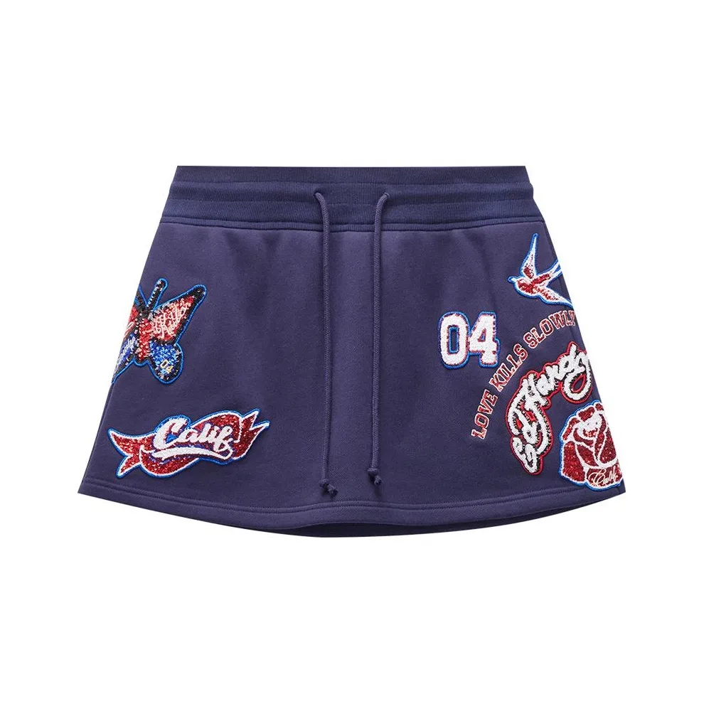 Ed Hardy SS25 Casual Short Skirts Women's Midnight Blue