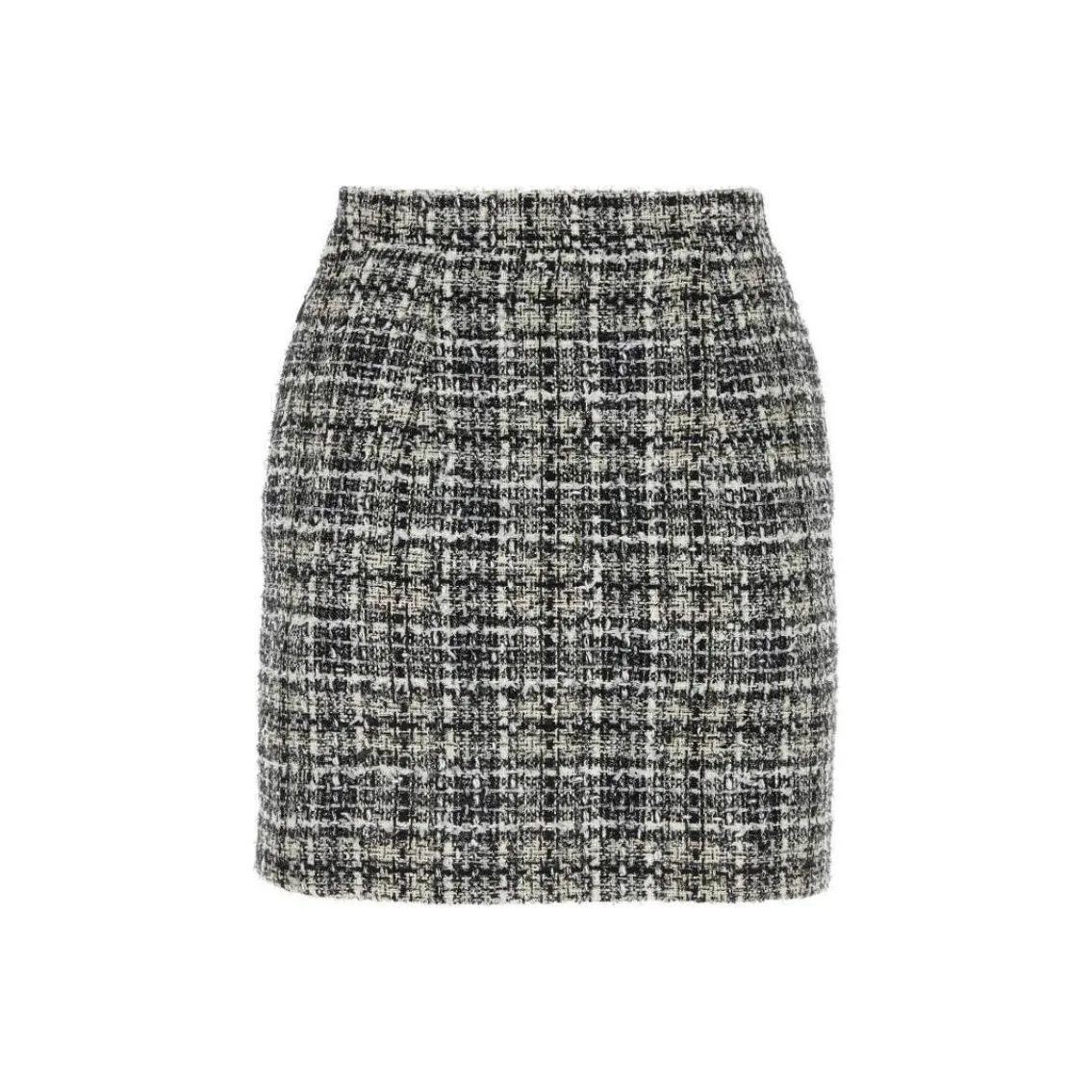 Alessandra Rich Tweed Metallic Mini Skirt