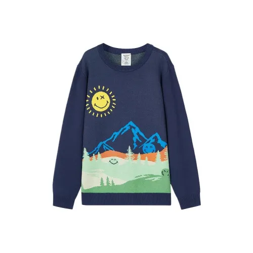 Skechers Kids Морской Коллегиальный синий 02MZ Kids Свитшоты