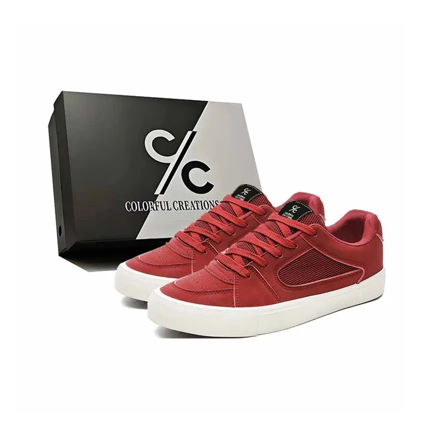 Colorful Creations Slip-resistant Амортизация Устойчивость к истиранию Дышащие Низкие кеды для скейтбординга Мужские
