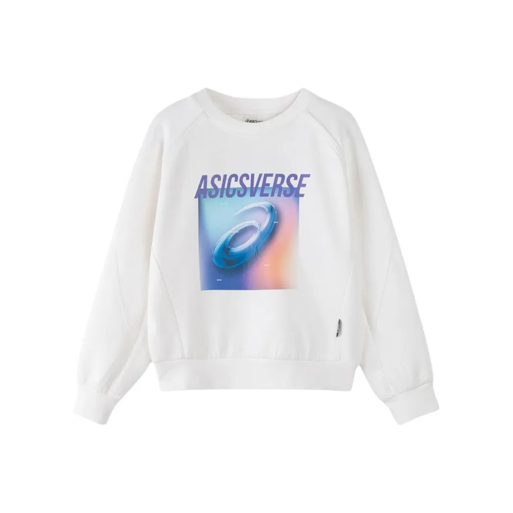 Asics Толстовка Japanese Style Light Trend Белый Подростки