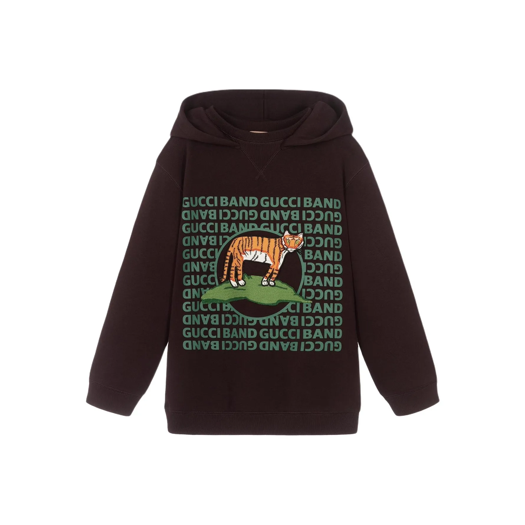 GUCCI Толстовка SS24 Коричневый Детский