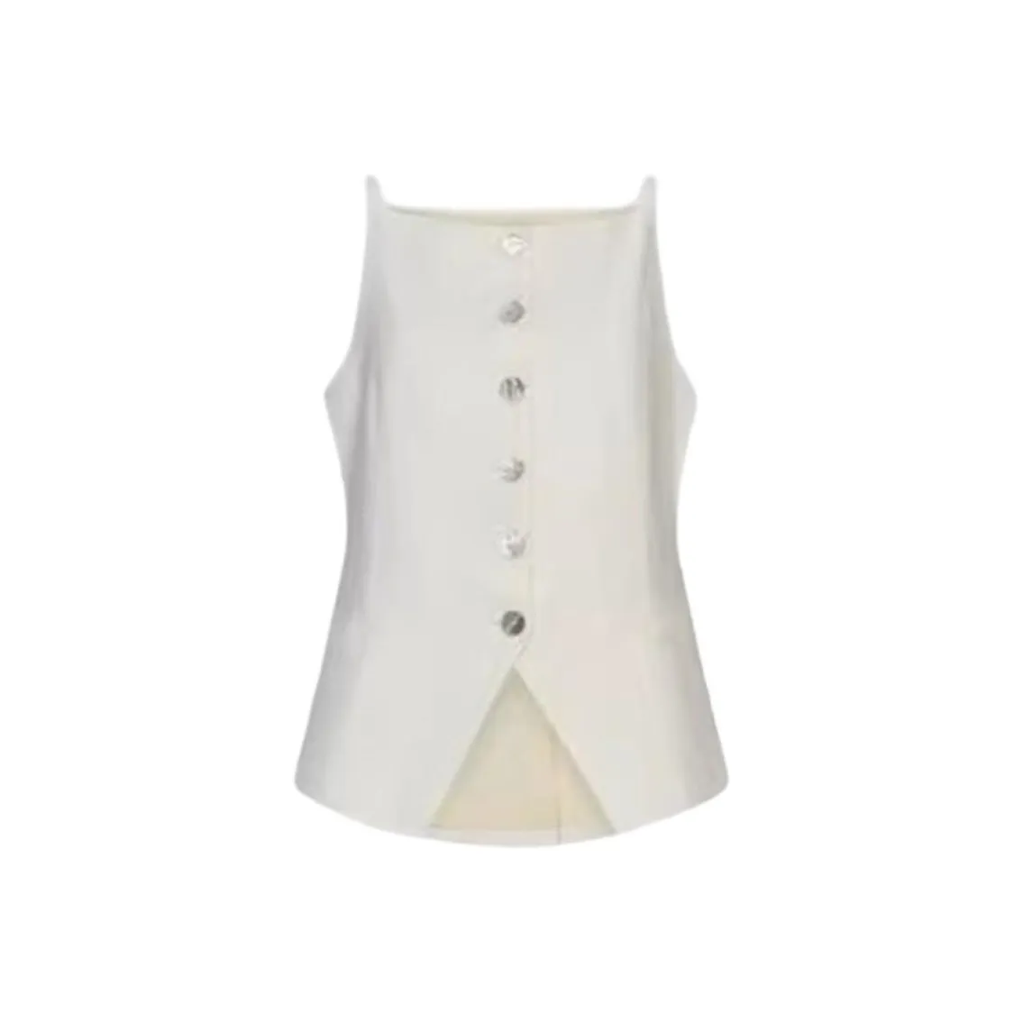 URBAN REVIVO Vests Women's Ecru