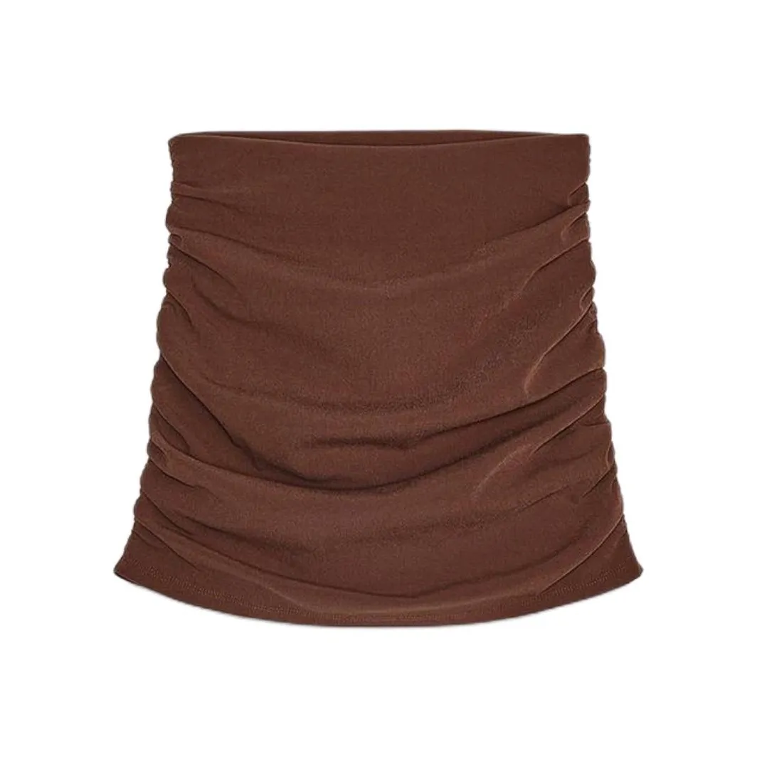 ZARA Casual Short Skirts Women's Light Brown