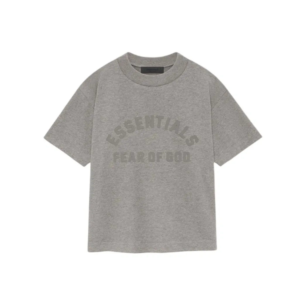 Fear Of God Essentials T-рубашка SS24 KIDS Essentials S S tee Heather GREY Heather Серый Детский