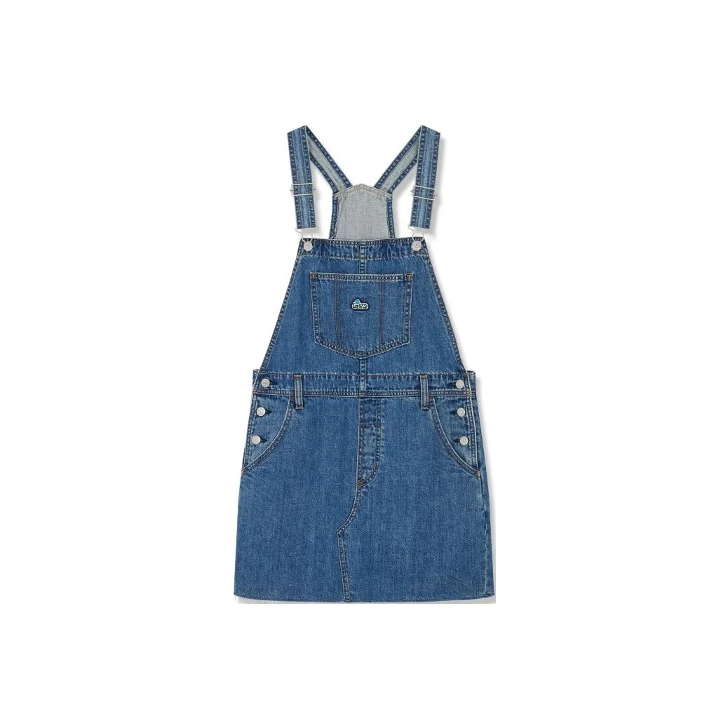 Levi's Джинсовые короткие юбки Женские Blue