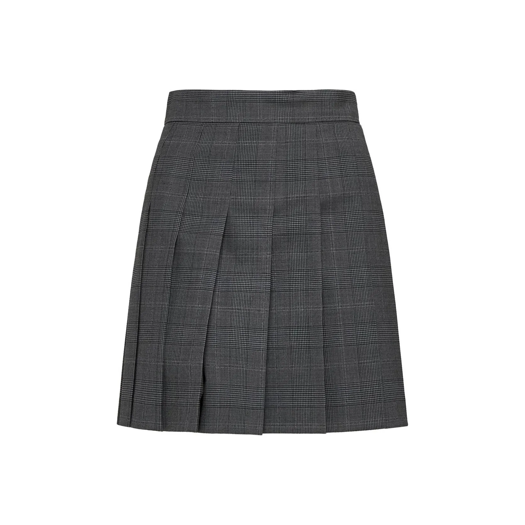 Max Mara Studio Checked Pleated Skirt