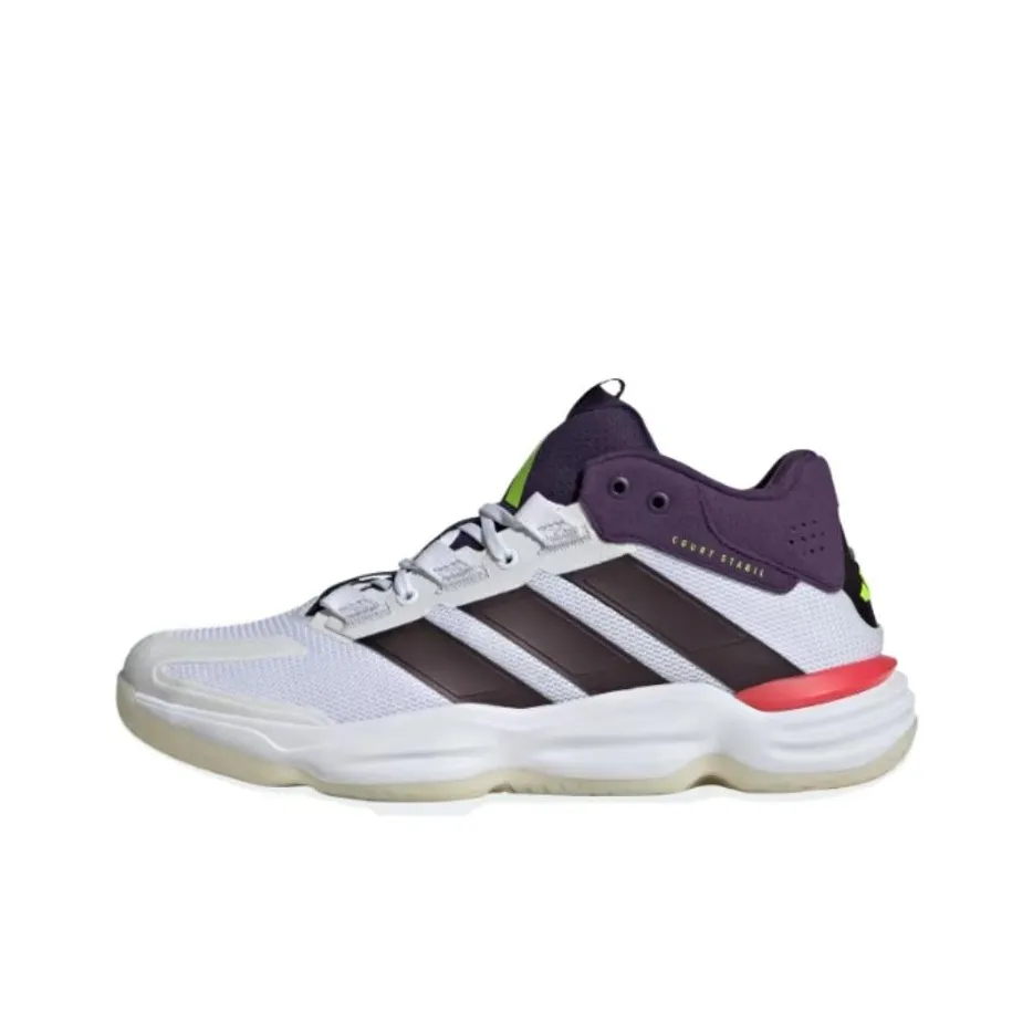 Adidas Court Stabil Indoor White Aurora Plum