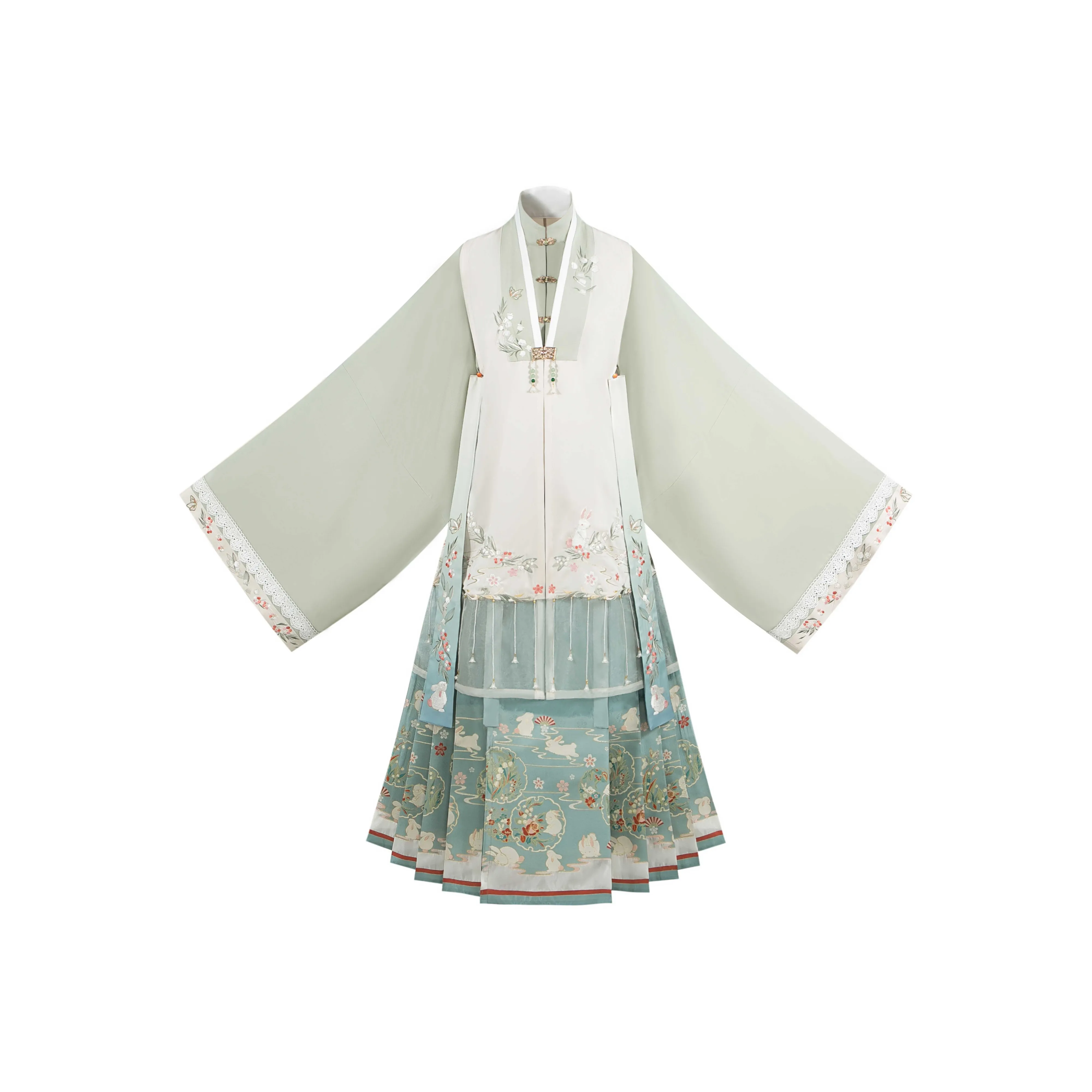 Cloud Hidden Moon Embroidery Ханьфу Женские