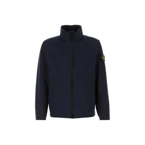 STONE ISLAND Мужские куртки морского синего цвета