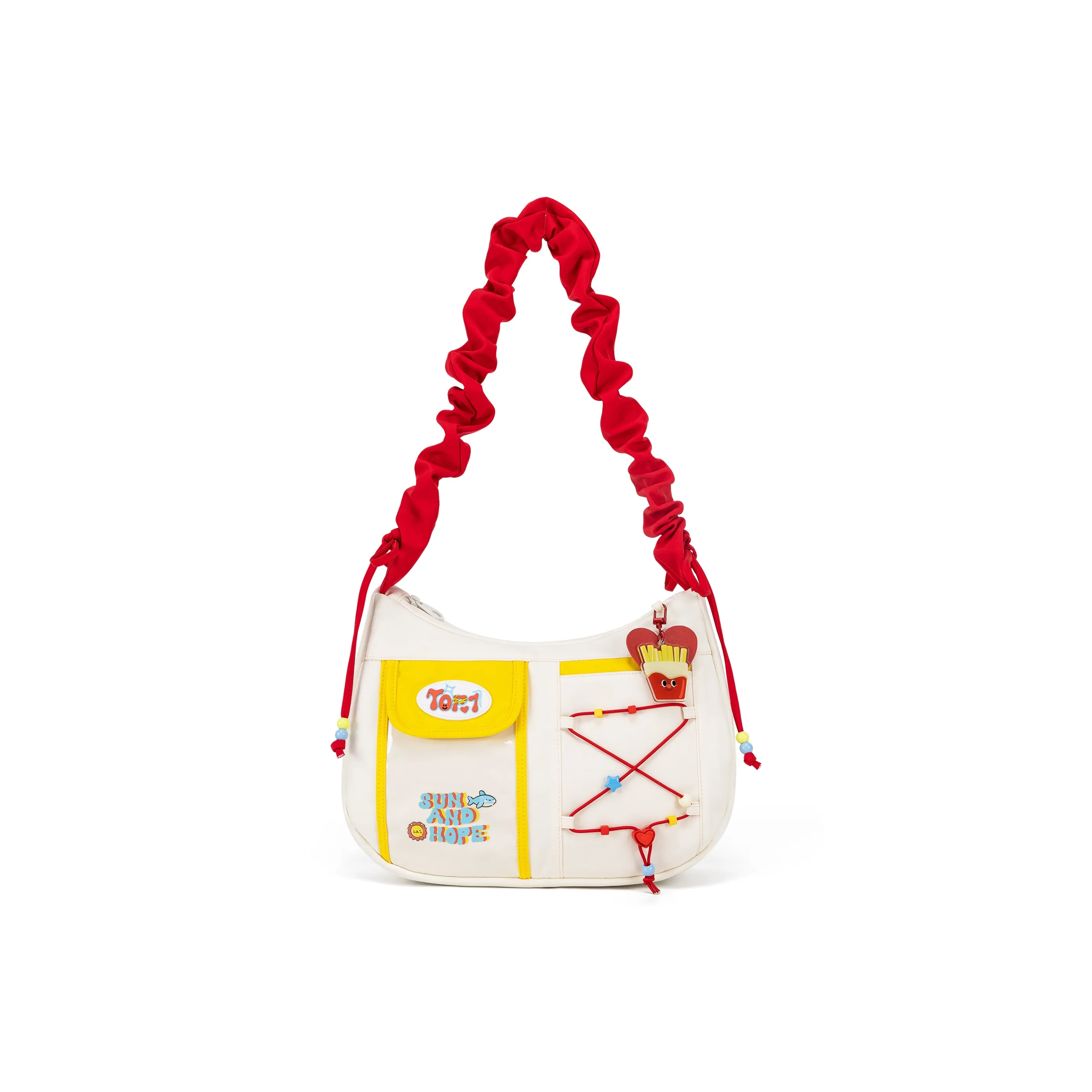 THE JUNCO Водостойкий Полиэстер Женская Студенческая Путешествия Commuter Сумка Стандартная Женская Абрикосовая