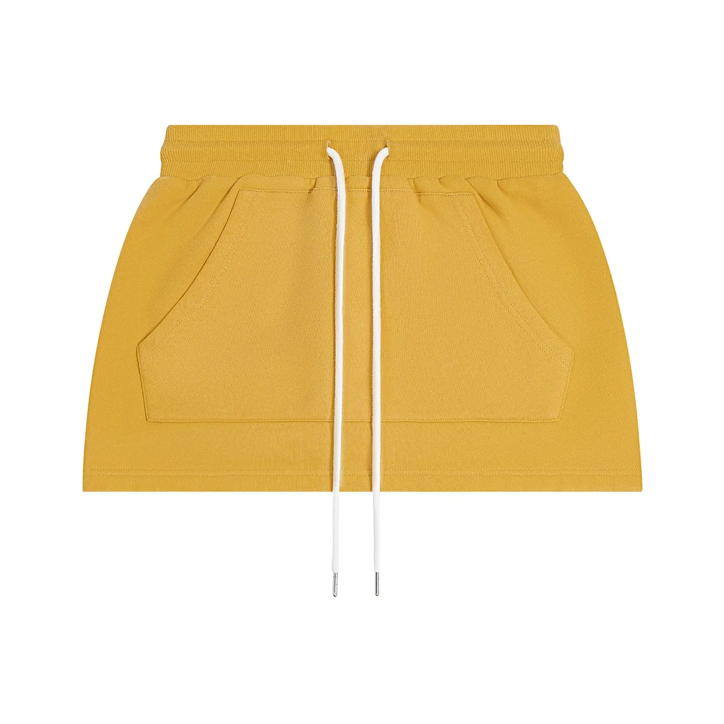 CALLED BACK Повседневные короткие юбки Женские Ярко-желтые