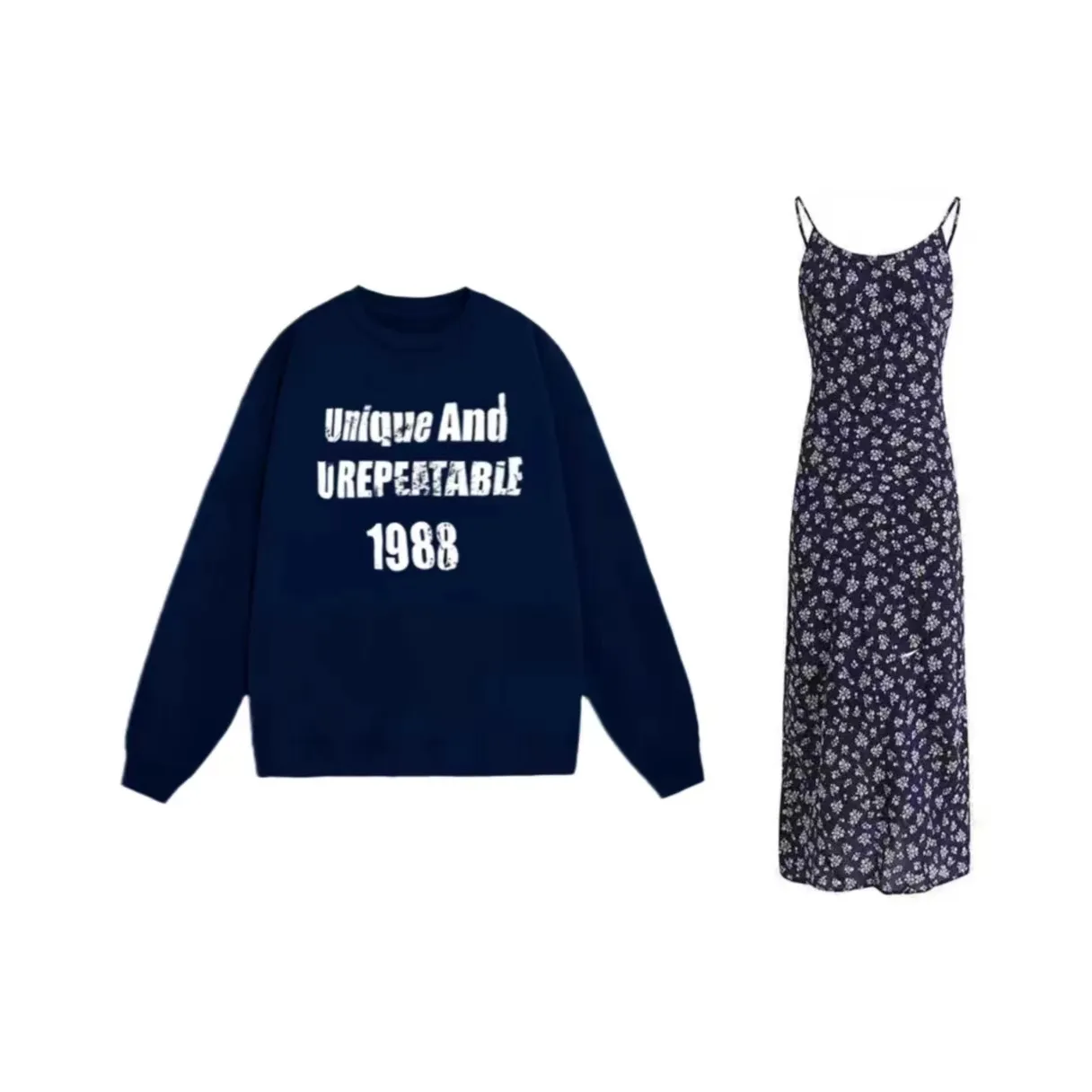 Aghr Skirt Set Women's Navy Blue