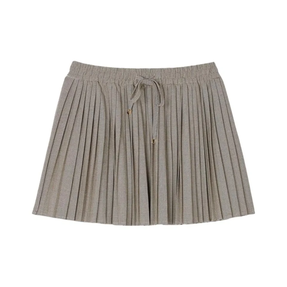 Sandro Brandy Herringbone Miniskirt