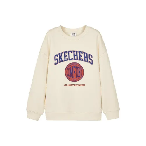 Skechers Kids Перламутрово-белый 02EP Школьный возраст Свитшоты
