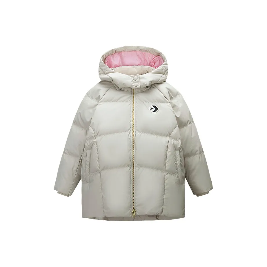 Конверс Пуховик Кремовый Подростки