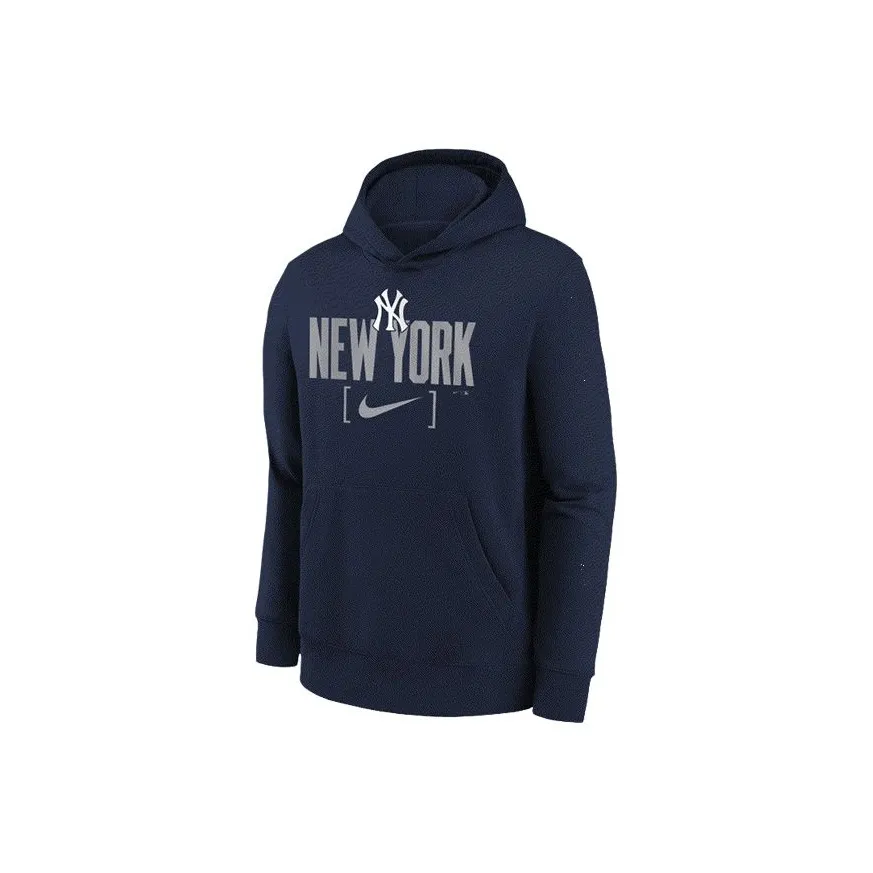 Nike x Mlb Base Logo Свитшот Темно-синий Подростки