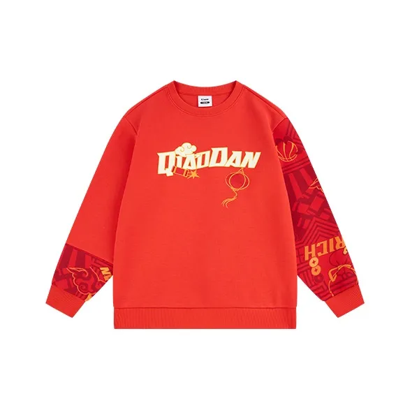 QIAODAN Толстовка New Life Red Teenagers