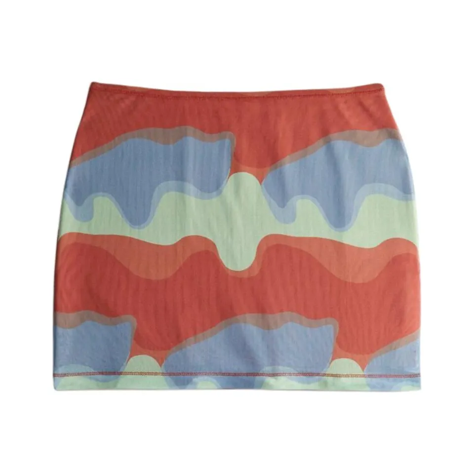 COACH Повседневные короткие юбки Женские Темно-оранжевый