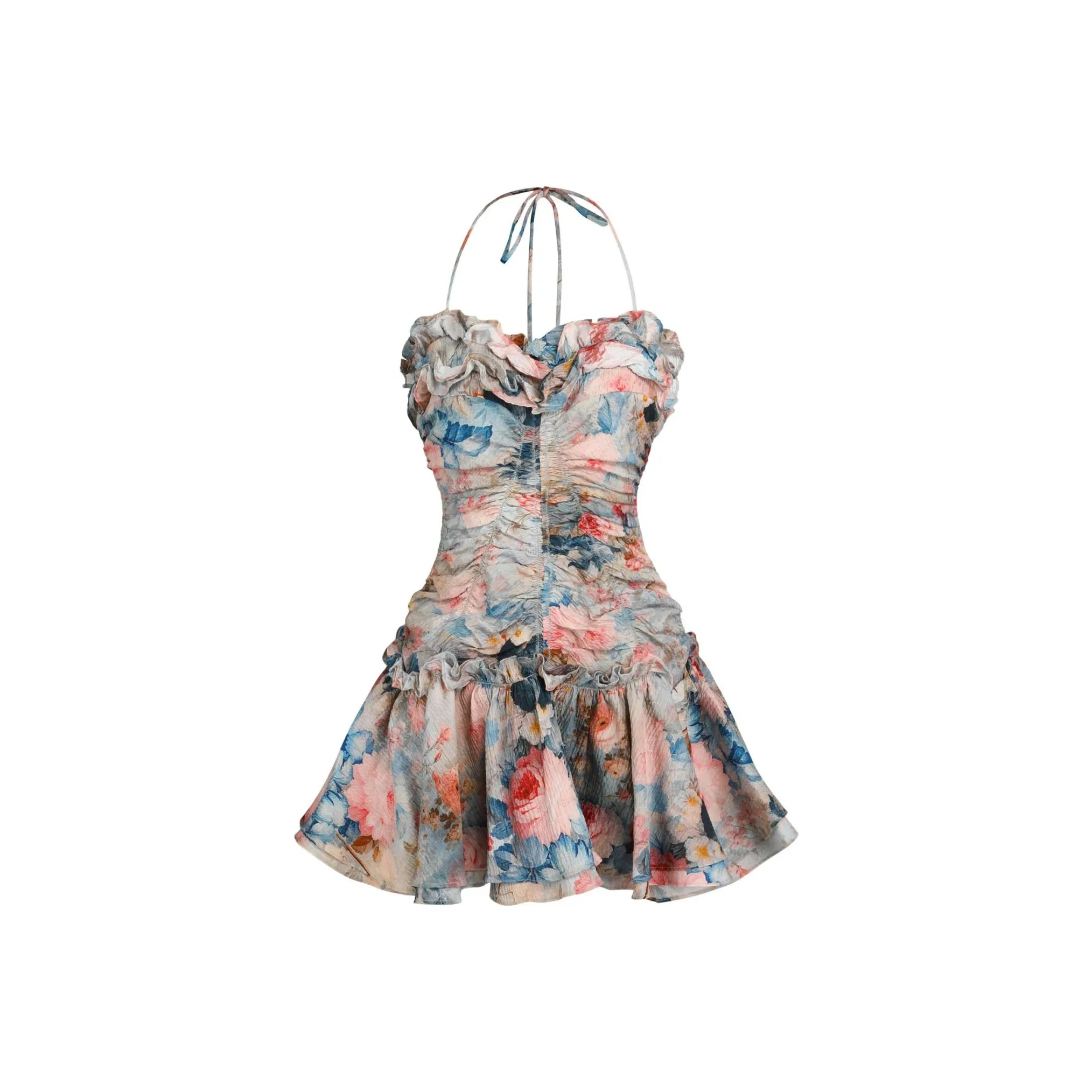 Selkie Collection SS24 Swim Dresses & Skirts Women's Rose Print On Parchment