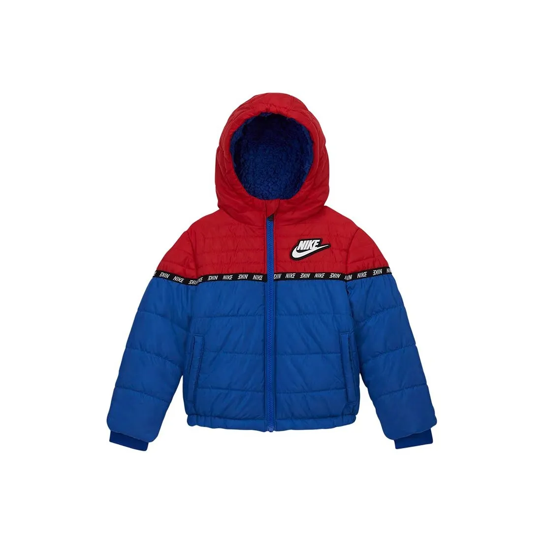 Nike Хлопковый пуховик Синий для малышей и детей дошкольного возраста