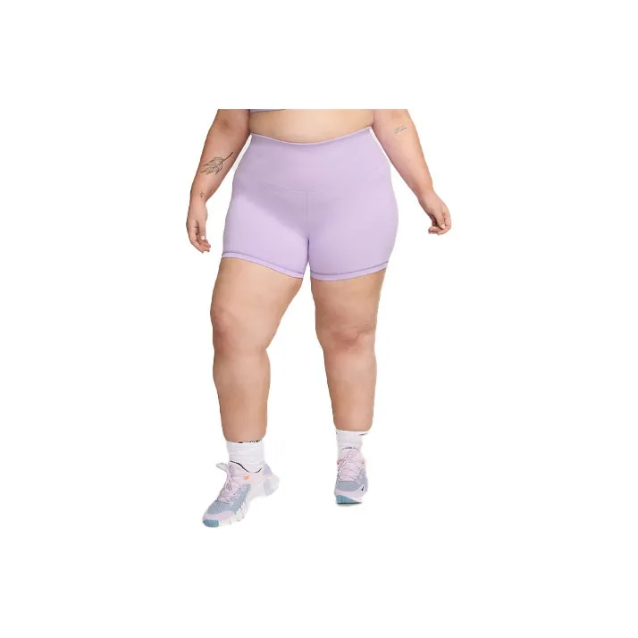Nike One Rib Women's High-Waisted 5' Biker Shorts Plus Size