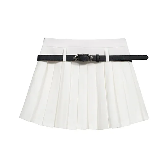 AHDO Casual Short Skirts Women's White