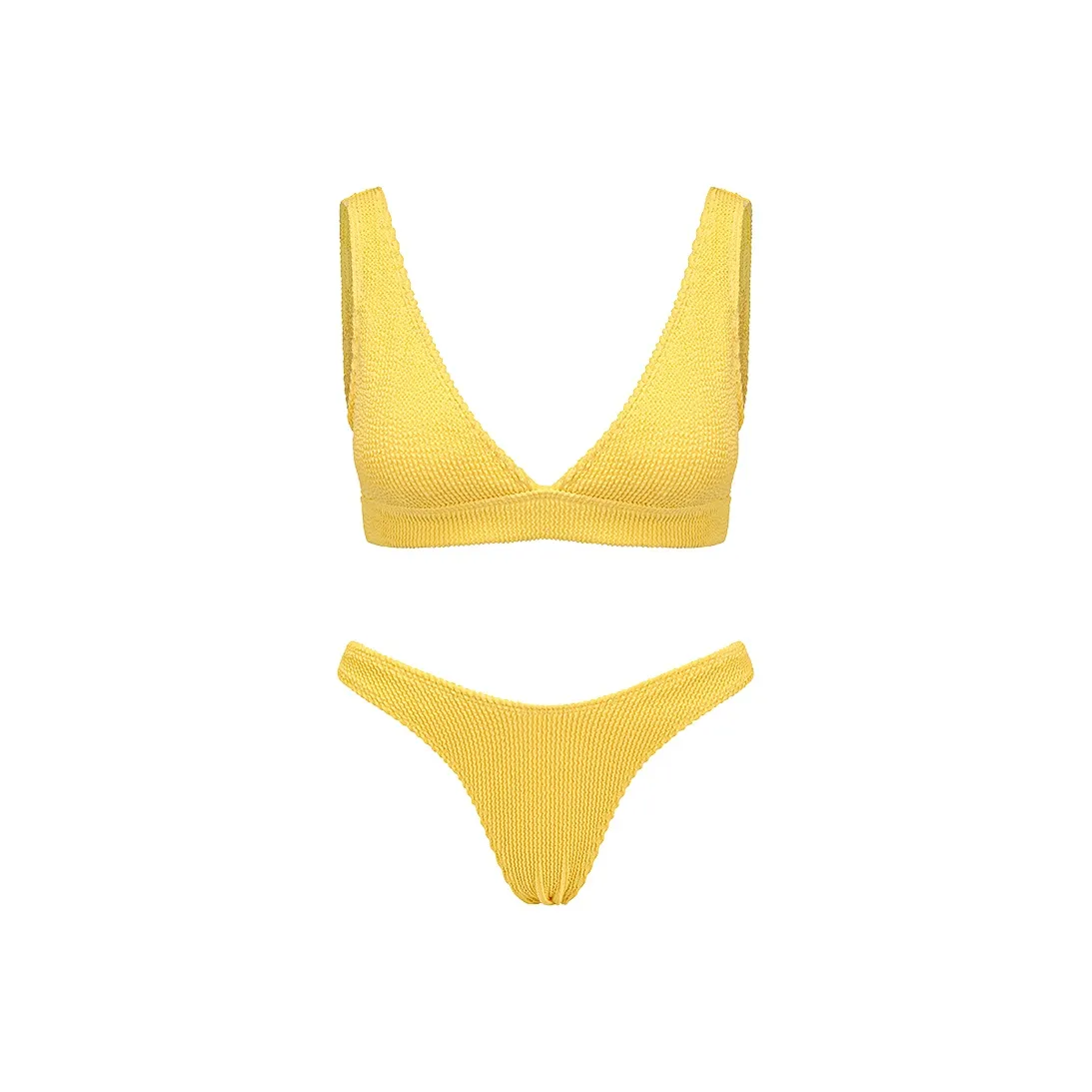 YUKARI SWIM Двухкомпонентный купальник для женщин лимонный