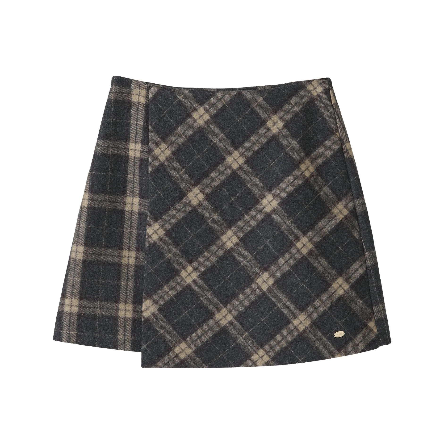 Fstudio Повседневные короткие юбки женские серые