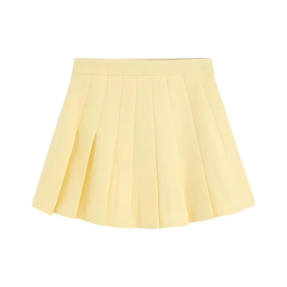 BEBE Повседневные короткие юбки женские светло-желтые