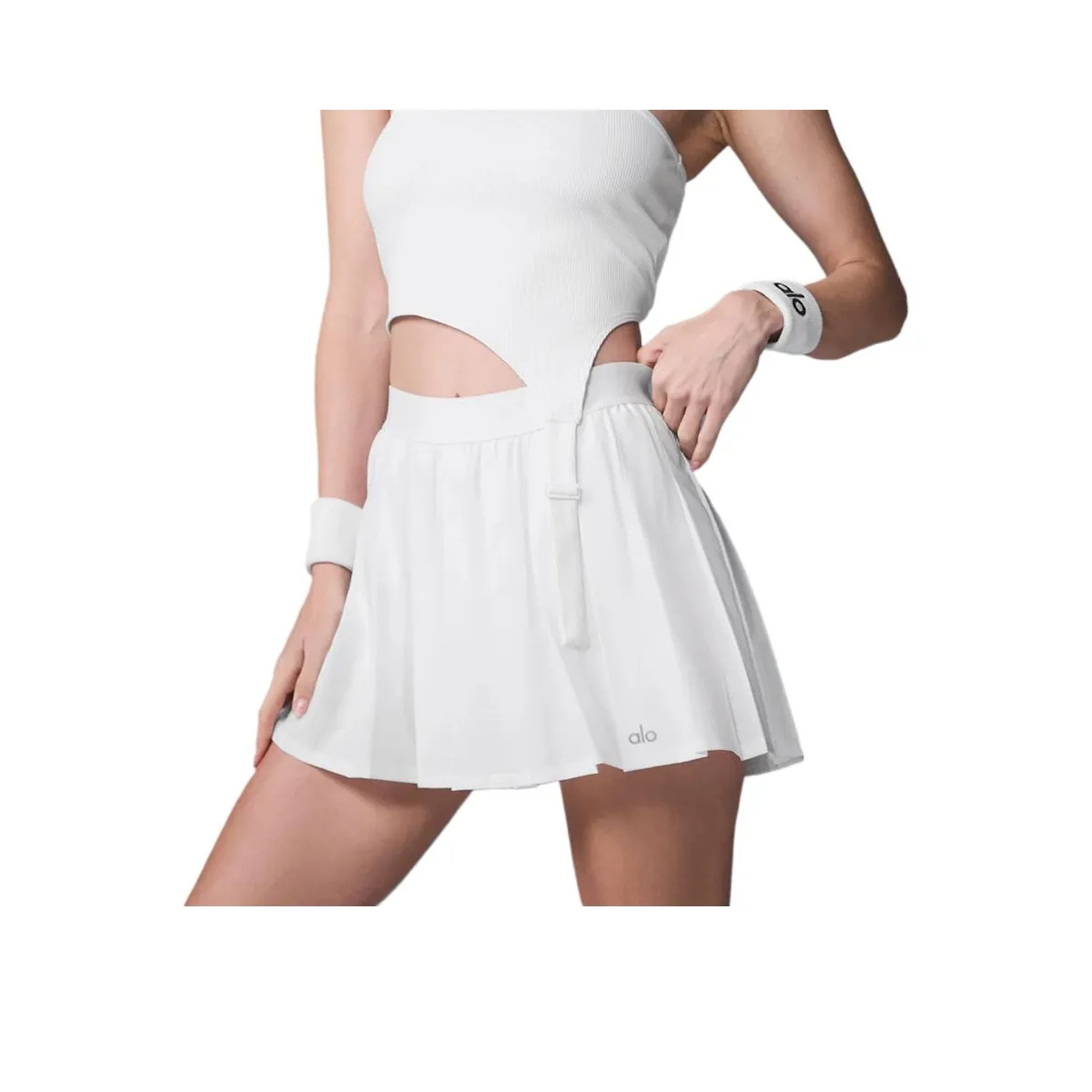 Alo Yoga Casual Short Skirts Women's White