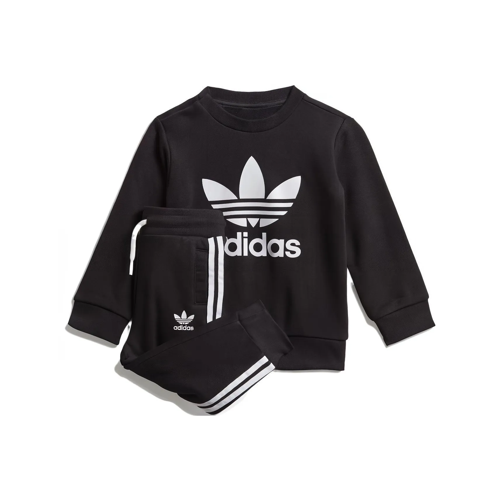 Adidas Originals Повседневная спортивная одежда Черный для детей 3-7 лет