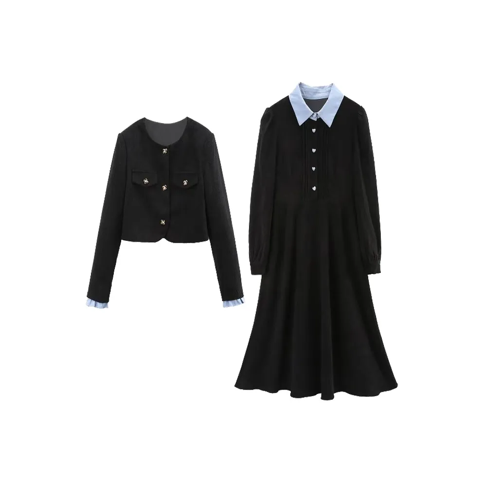 GULIANFEI Комплект с юбкой Женские Черный