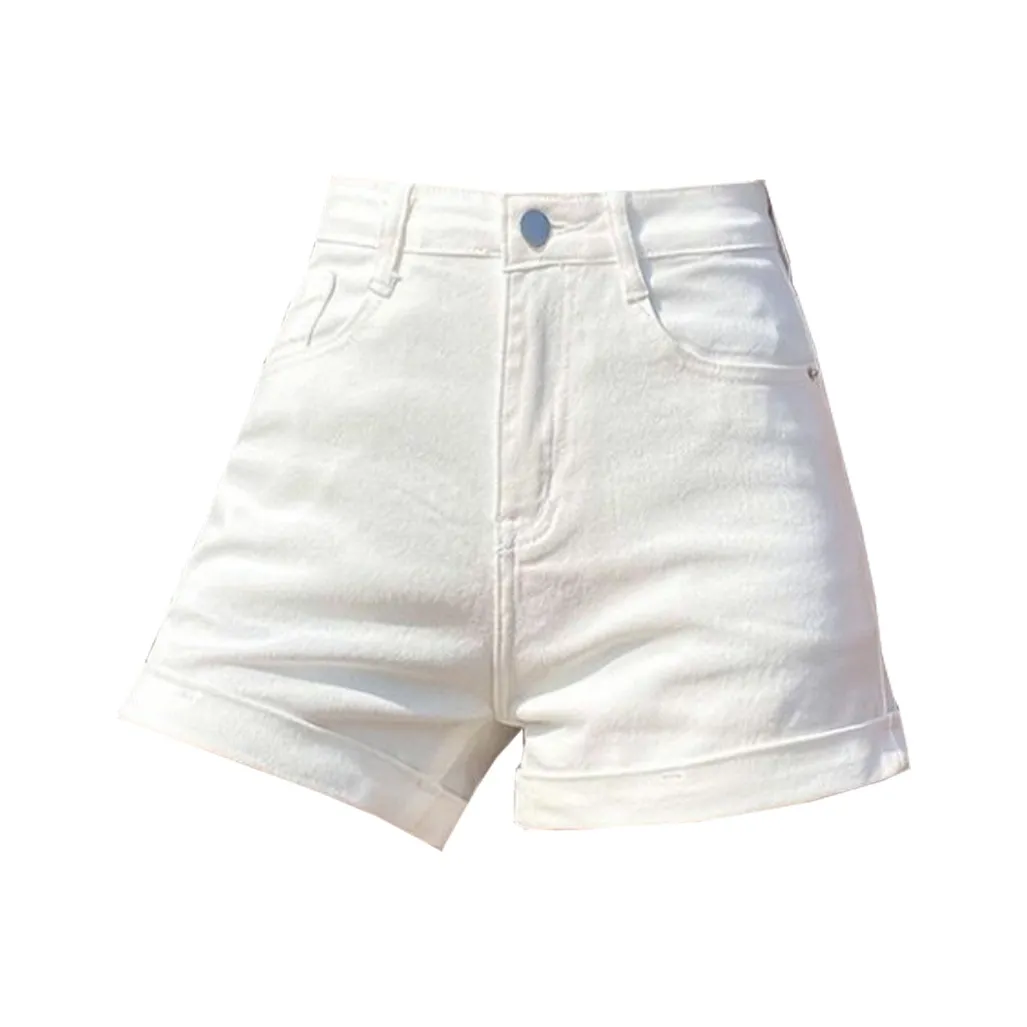 Concubine Zhu Джинсовые шорты Женские Белые