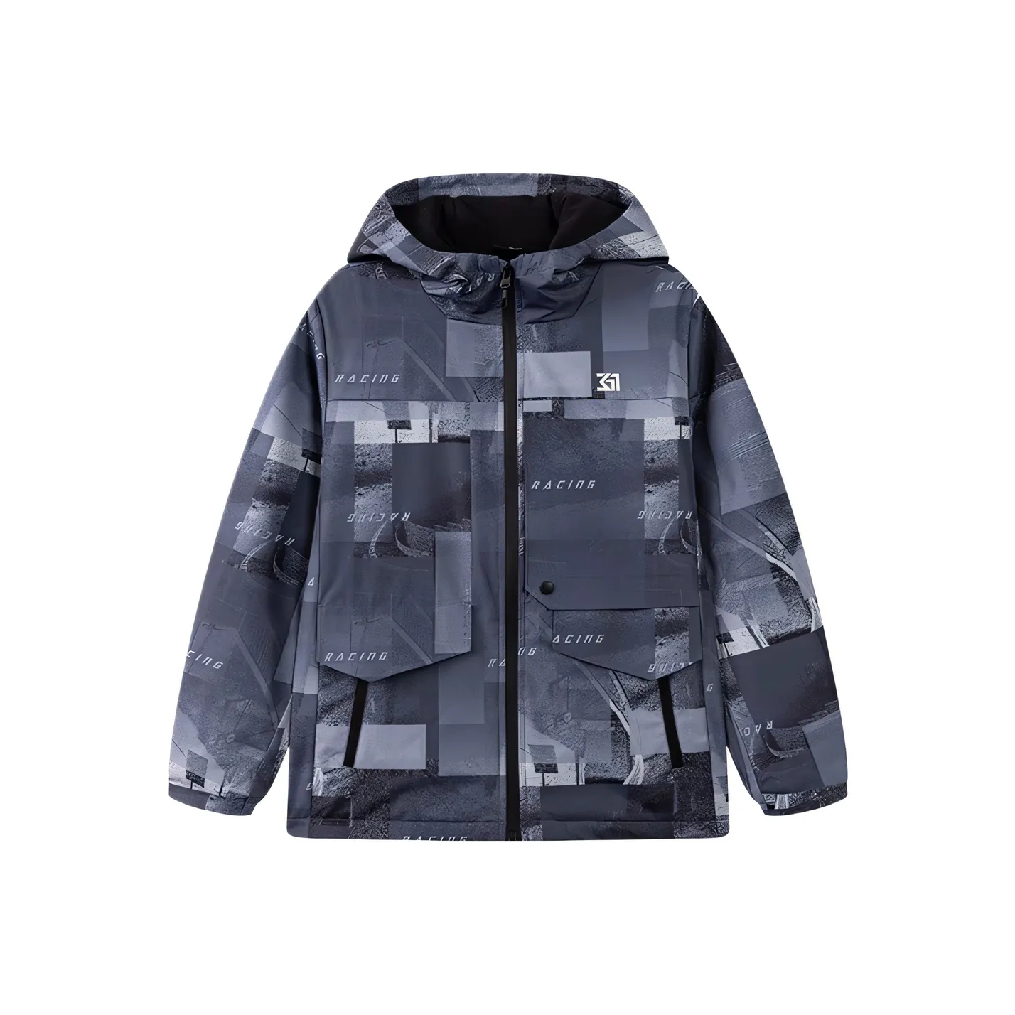 361°KIDS Куртка Rain Screen Series SS25 Классический черный Подростки