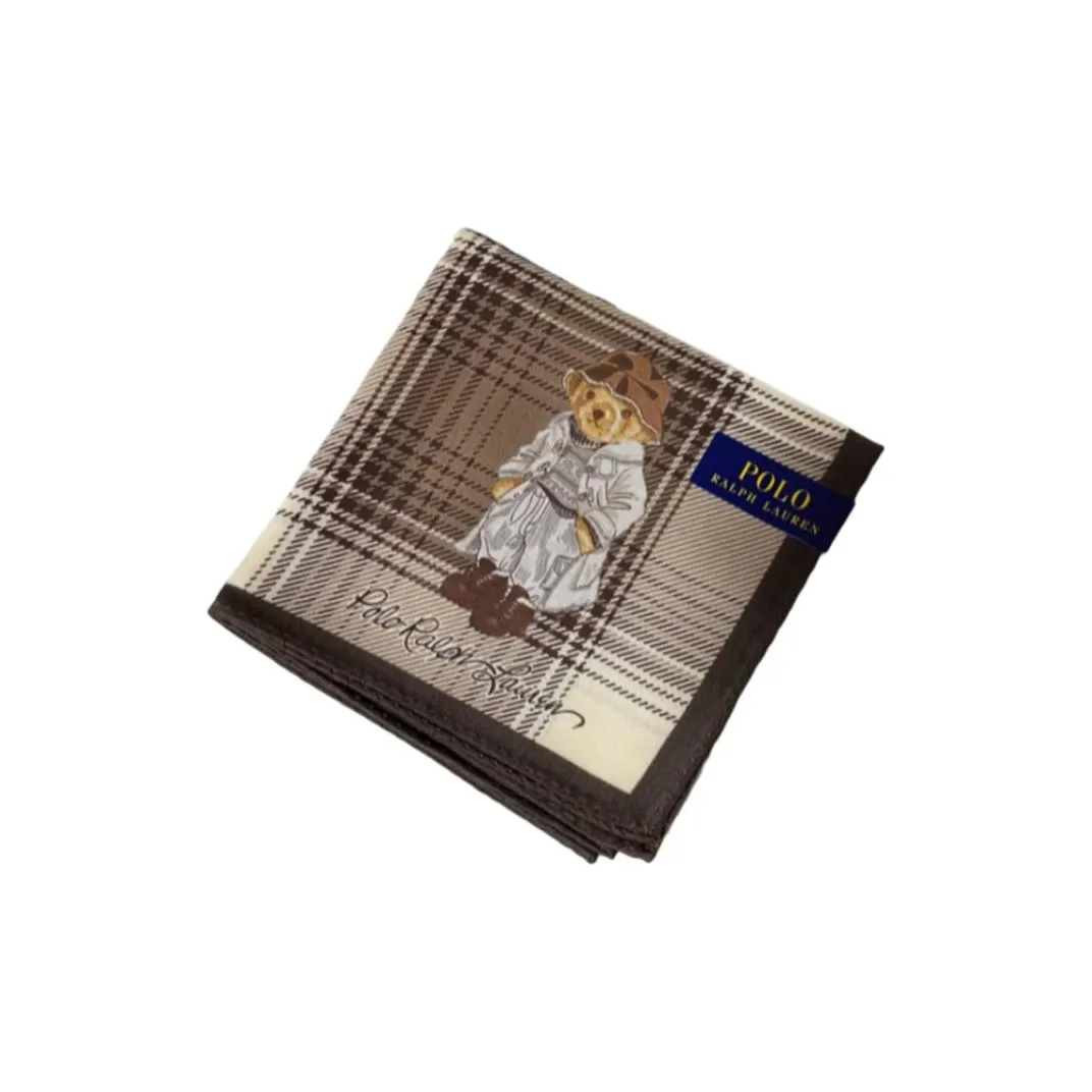 Polo Ralph Lauren Хлопковый шелк Шарфы Унисекс Коричневый