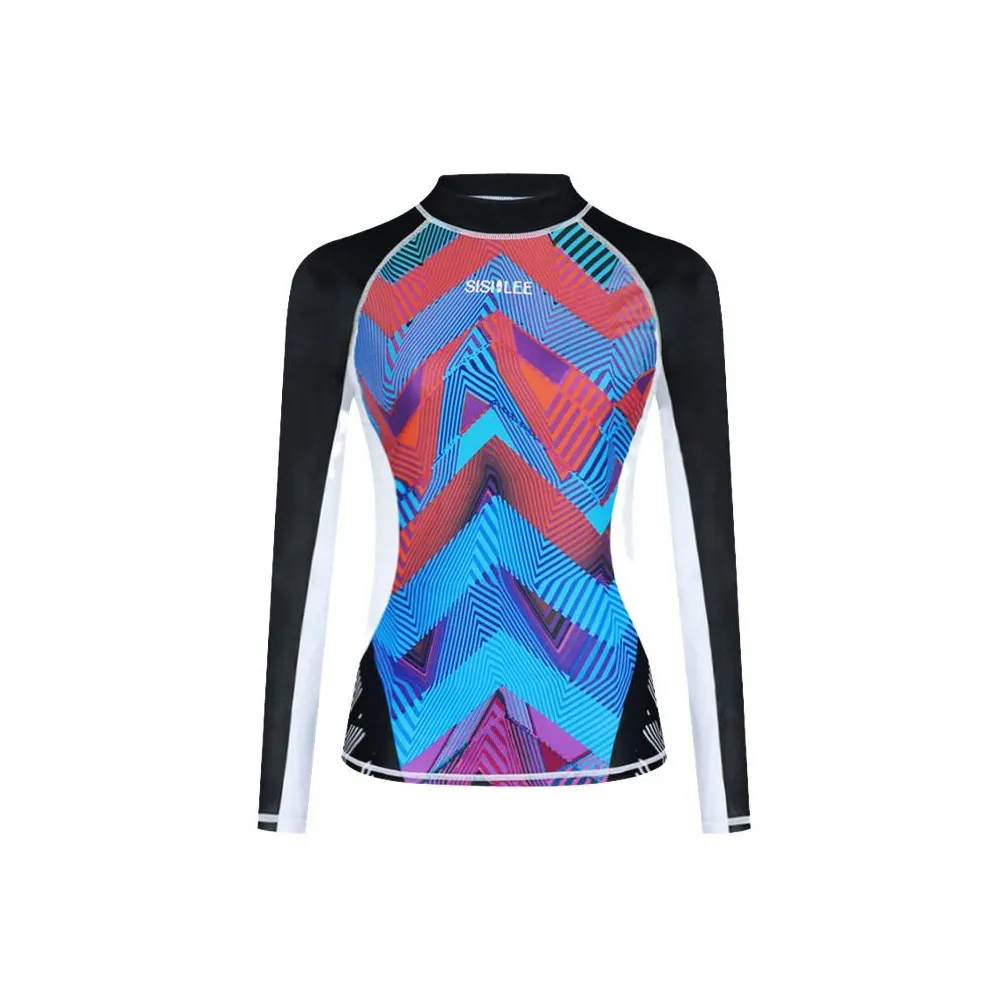 SISII LEE RHYTHM Синий/красный Пэчворк Женские Двухкомпонентные Купальники