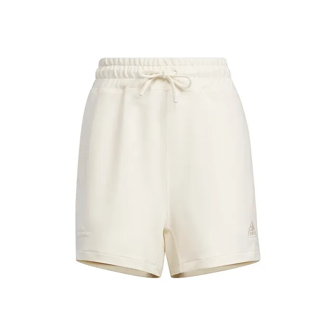 Adidas Спортивные шорты Женские Молочно-белые