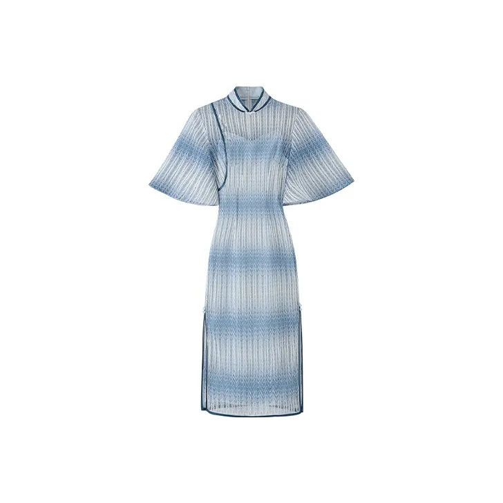 JINYE ORIENTAL Cheongsams Women's Gradient Blue
