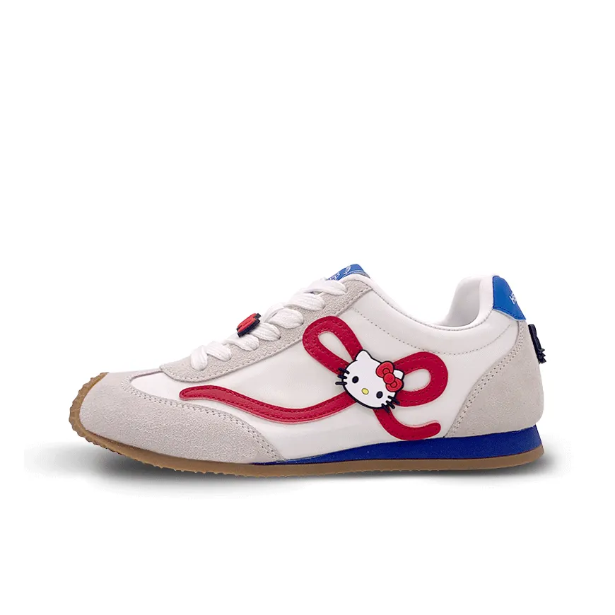 Hello Kitty Белый Износостойкий Низкий Топ Повседневная Обувь Женская