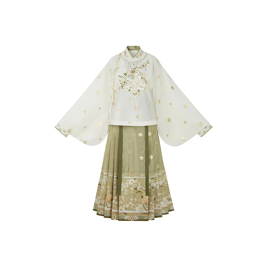 Cloud Hidden Moon Embroidery Ханьфу Женские