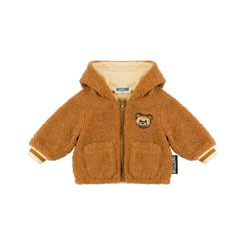 MOSCHINO x Тедди Куртка Коричневый Infant и Toddler