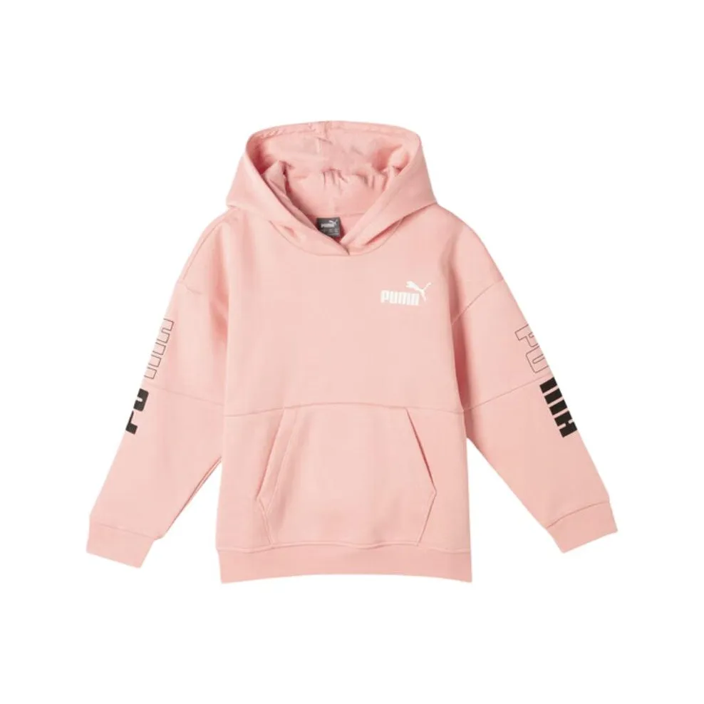 PUMA Свитшот Power Colorblock Свитшот Персиково-розовый Детский